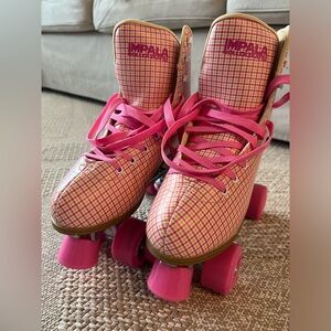 Impala Roller Skates Size 10 Pink Tartan